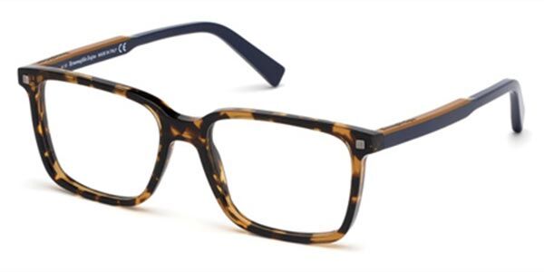 Image of Ermenegildo Zegna EZ5145 055 54 Tortoiseshell Męskie Okulary Korekcyjne PL