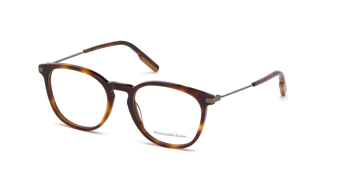 Image of Ermenegildo Zegna EZ5150 054 Óculos de Grau Tortoiseshell Masculino PRT