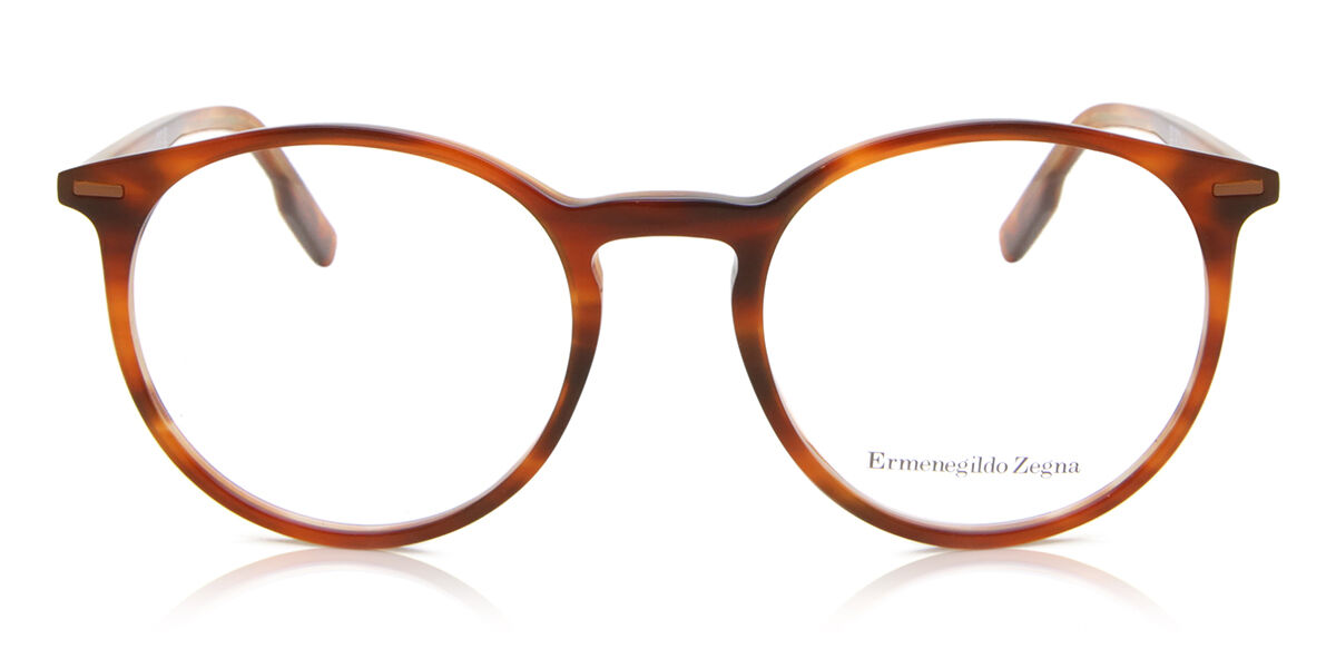 Image of Ermenegildo Zegna EZ5237 052 Óculos de Grau Tortoiseshell Masculino BRLPT