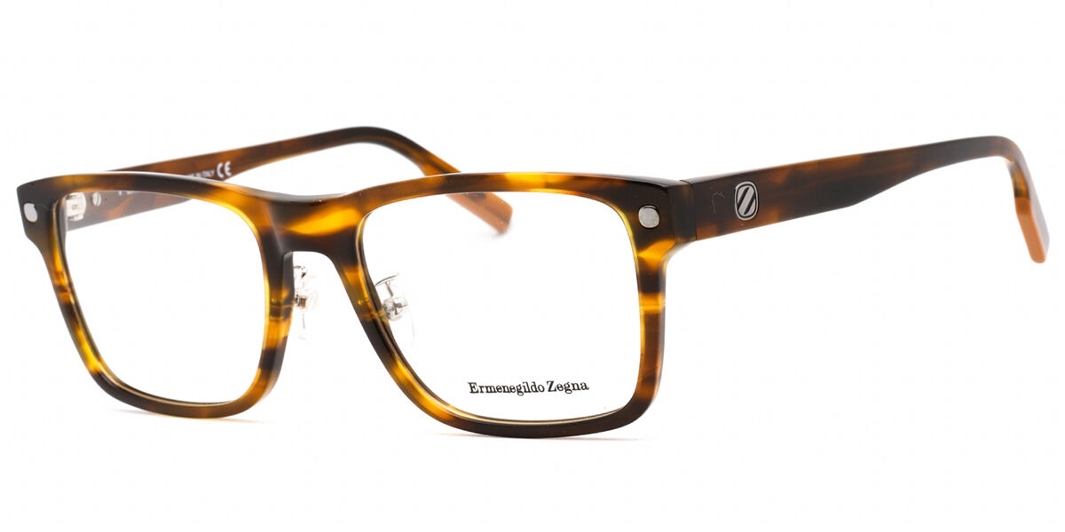 Image of Ermenegildo Zegna EZ5240-H 055 56 Tortoiseshell Męskie Okulary Korekcyjne PL