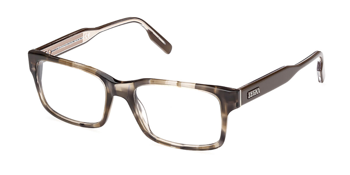 Image of Ermenegildo Zegna EZ5254 098 54 Zielone Męskie Okulary Korekcyjne PL