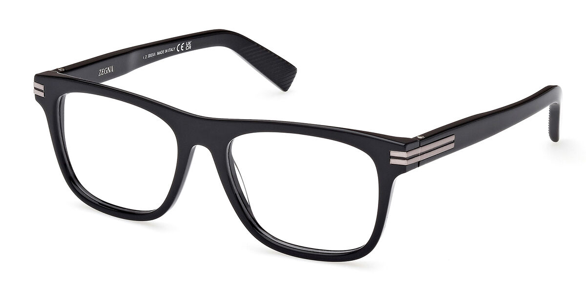 Image of Ermenegildo Zegna EZ5267 001 54 Czarne Męskie Okulary Korekcyjne PL