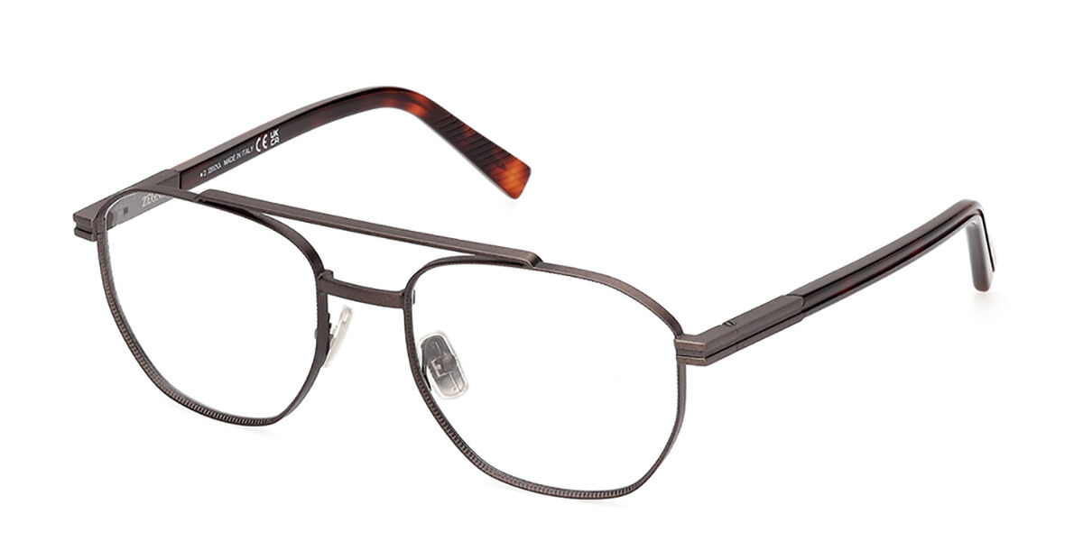 Image of Ermenegildo Zegna EZ5285 009 Óculos de Grau Gunmetal Masculino BRLPT