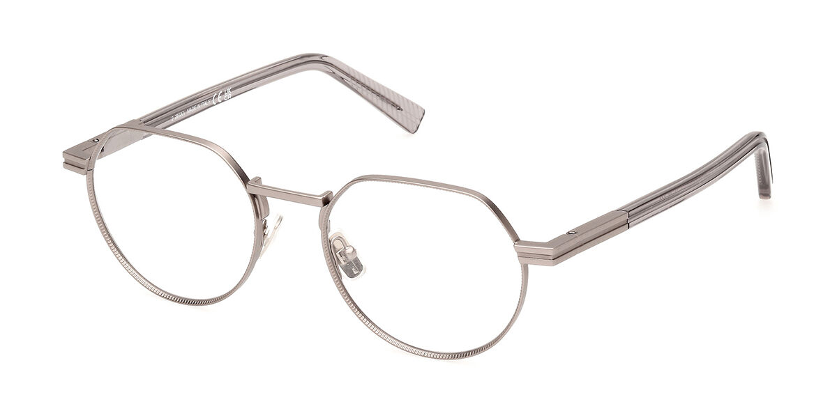 Image of Ermenegildo Zegna EZ5286 015 51 Silvriga Glasögon (Endast Båge) Män SEK