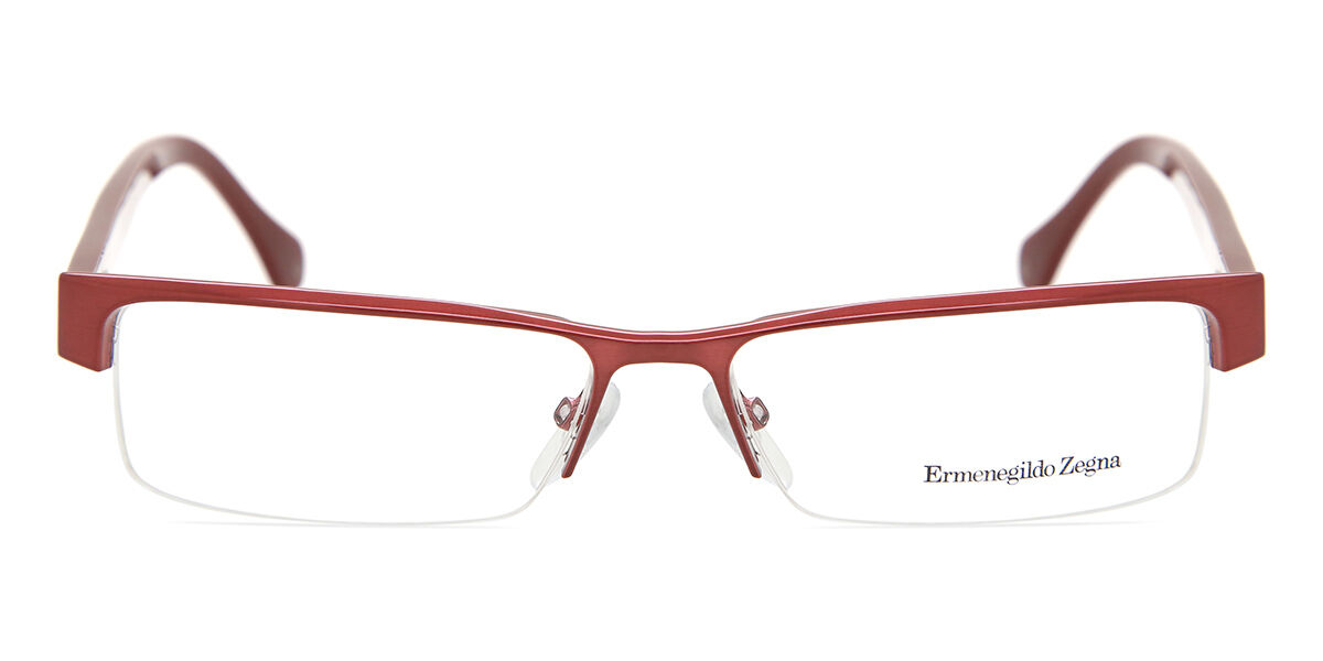 Image of Ermenegildo Zegna VZ3086M 0SBY 55 Burgundy Męskie Okulary Korekcyjne PL