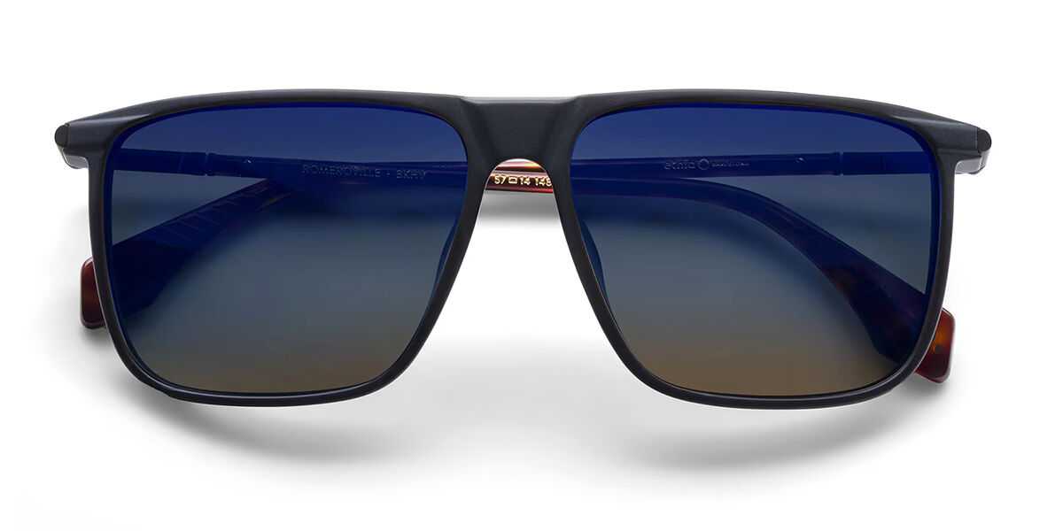 Image of Etnia Barcelona Romeroville Polarized BKHV Óculos de Sol Masculino Pretos BRLPT