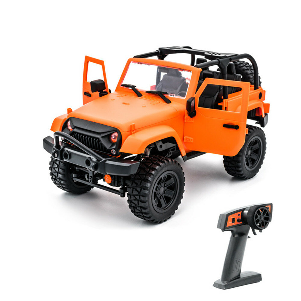 Image of F1 F2 1/14 RC Car 24G 4WD Off-Road RC Vehicles with LED Light Climbing RC Truck RTR Model for Jeep