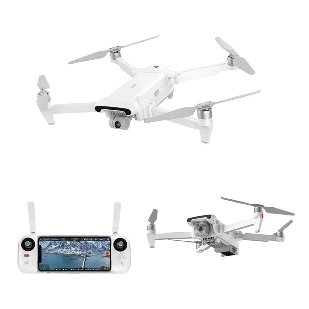 Image of FIMI X8 SE 2022 V2 10KM FPV With 3-axis Gimbal 4K Camera HDR Video GPS 35mins Flight Time RC Quadcopter RTF with Airthro