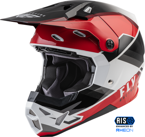 Image of FLY Racing Formula CP Rush Black Red White Offroad Helmet Size 2XL EN