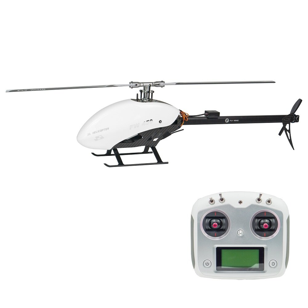 Image of FLY WING FW450 V25 6CH FBL 3D Flying GPS Altitude Hold One-key Return RC Helicopter RTF With H1 Flight Control System