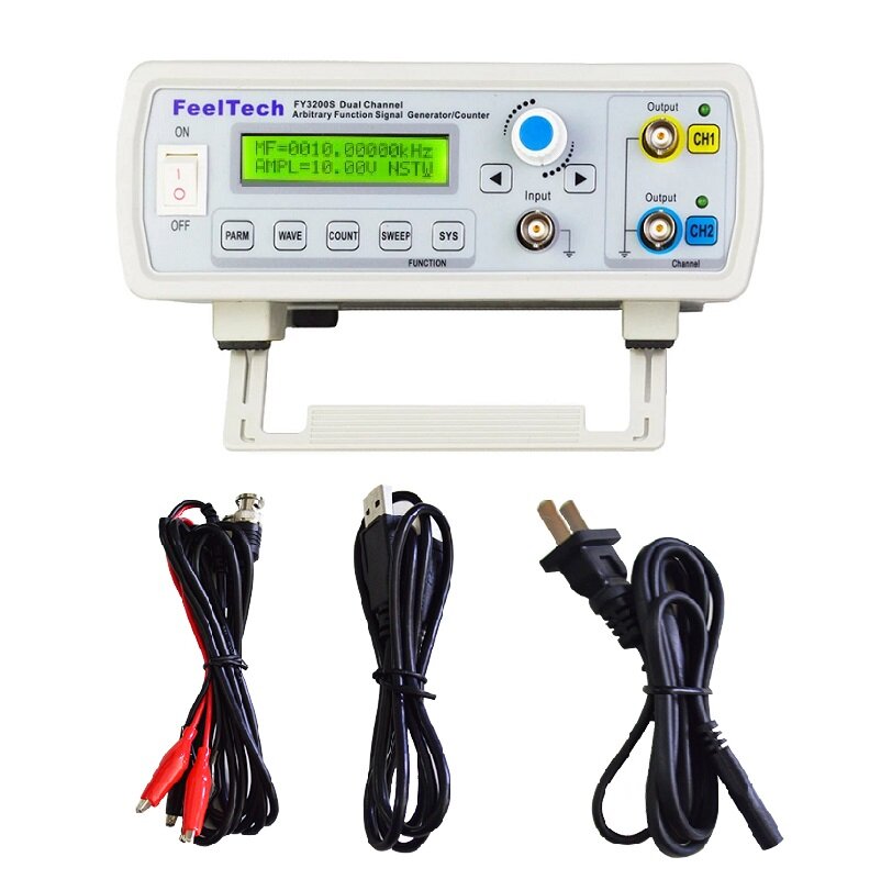 Image of FY3224S (FY3200S-24M) 24MHz Dual-channel Arbitrary Waveform DDS Function Signal Generator Sine Square Wave Sweep Counter