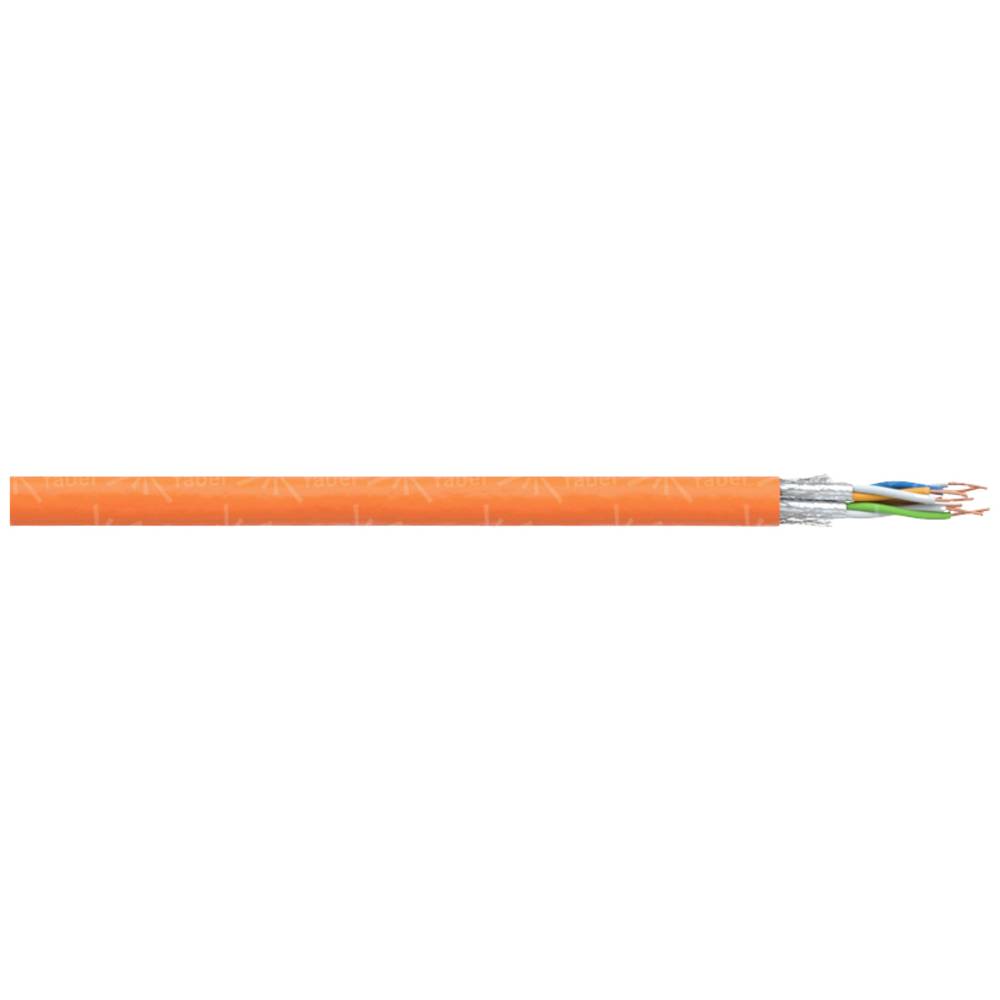 Image of Faber Kabel 101196 Network cable CAT 7 S/FTP 8 x 2 x 025 mmÂ² Orange 100 m