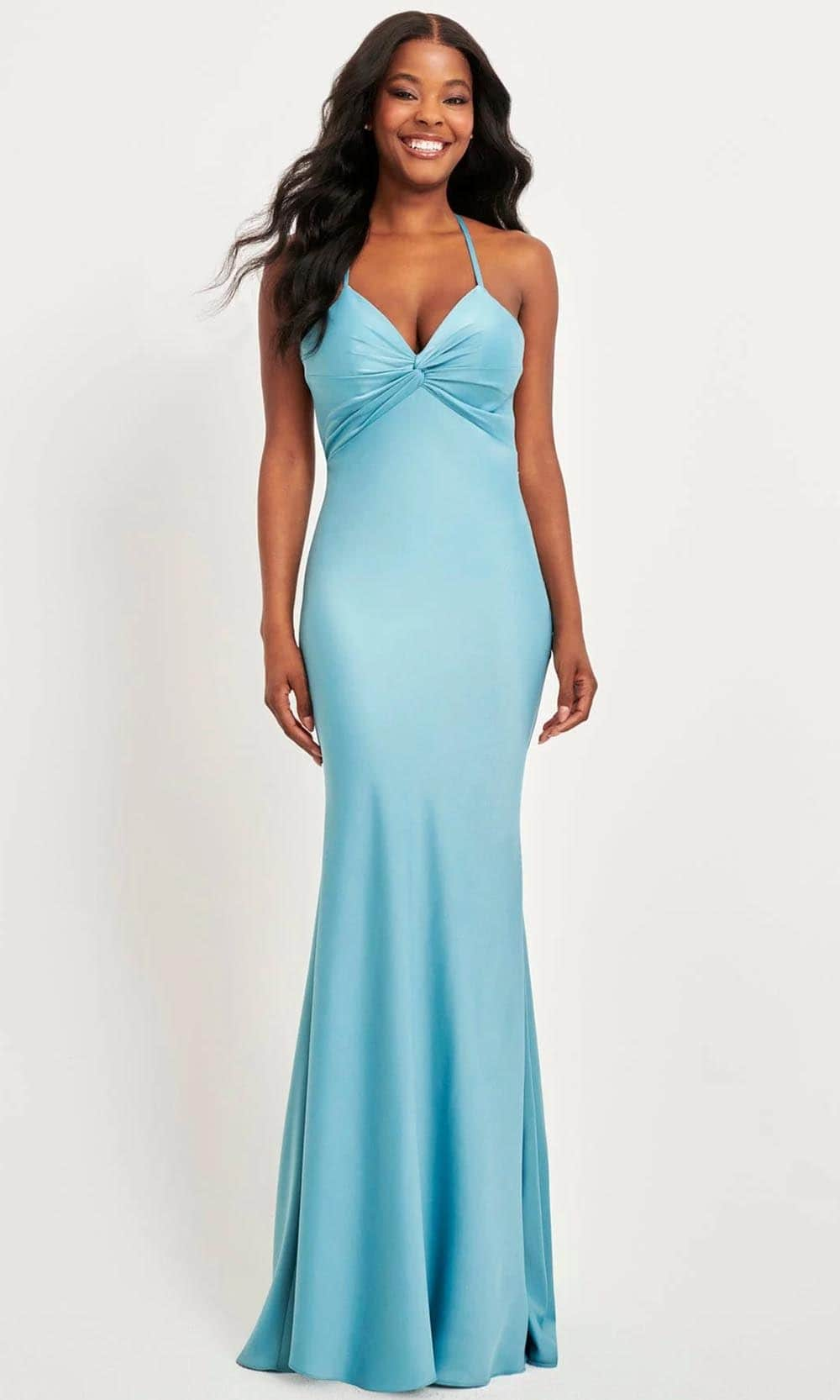 Image of Faviana 11066 - Twist Front Prom Gown