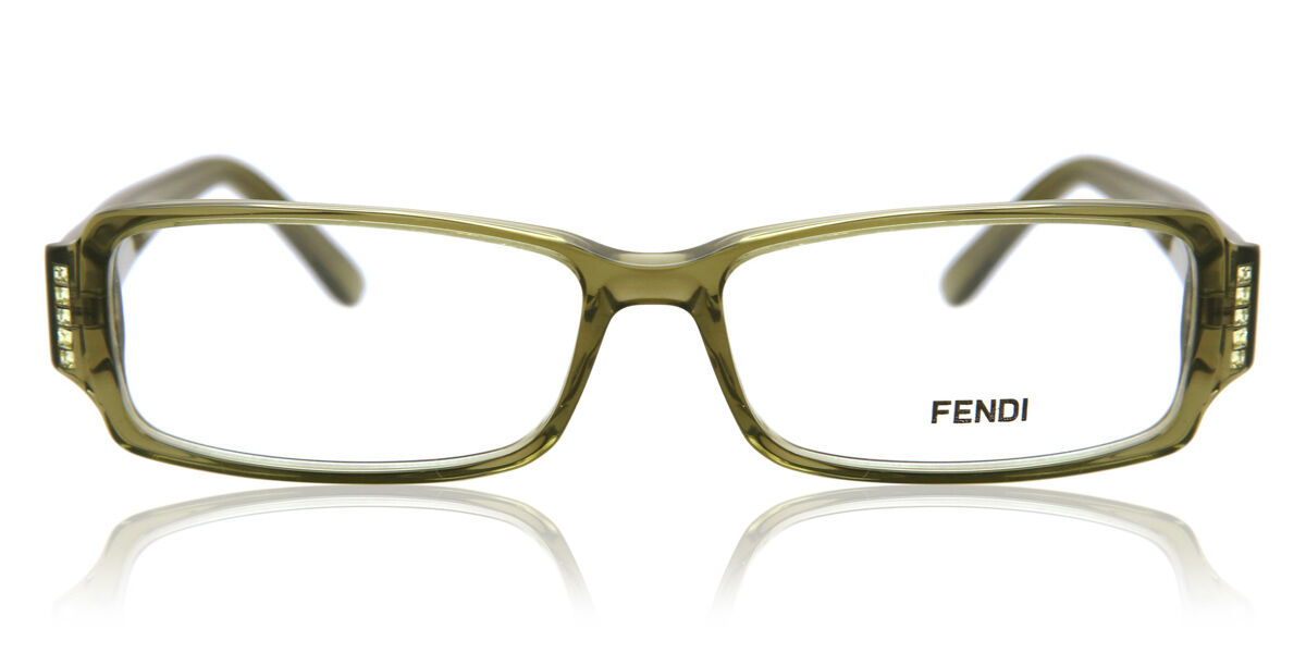 Image of Fendi FS 850R 662 Óculos de Grau Verdes Masculino PRT