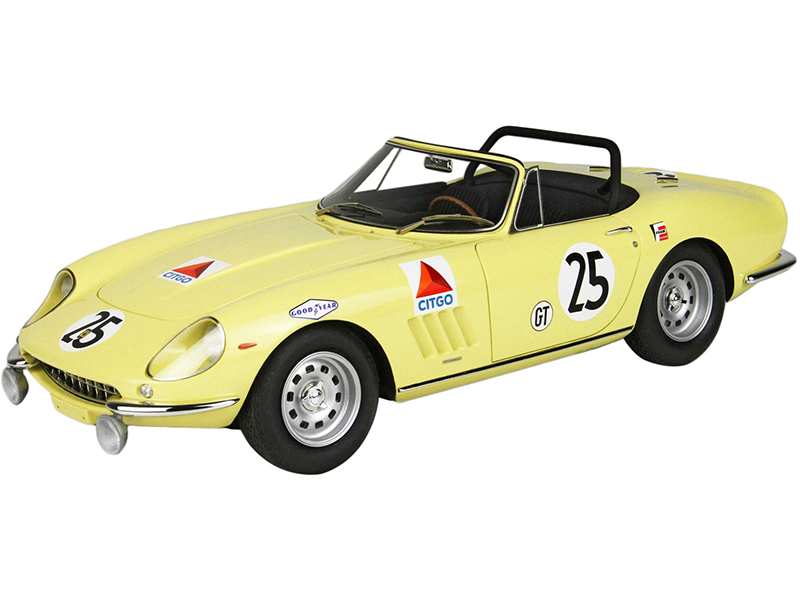 Image of Ferrari 275 GTS/4 25 The North American Racing Team (NART) Sebring 12H (1967) with DISPLAY CASE Limited Edition to 200 pieces Worldwide 1/18 Model Ca