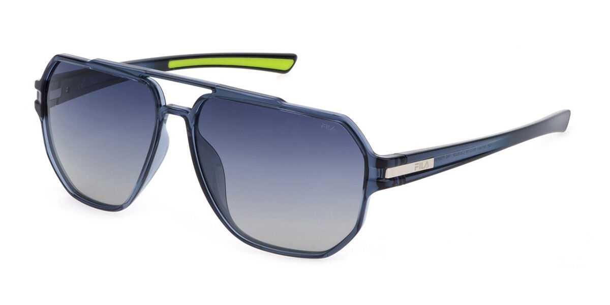 Image of Fila SFI301 Polarized 6G5P Óculos de Sol Azuis Masculino PRT