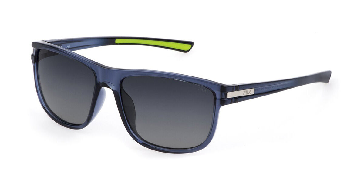 Image of Fila SFI302 Polarized 6G5P Óculos de Sol Azuis Masculino BRLPT