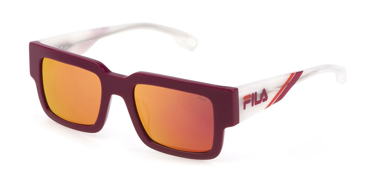 Image of Fila SFI314 6Y6X Óculos de Sol Vinho Masculino PRT