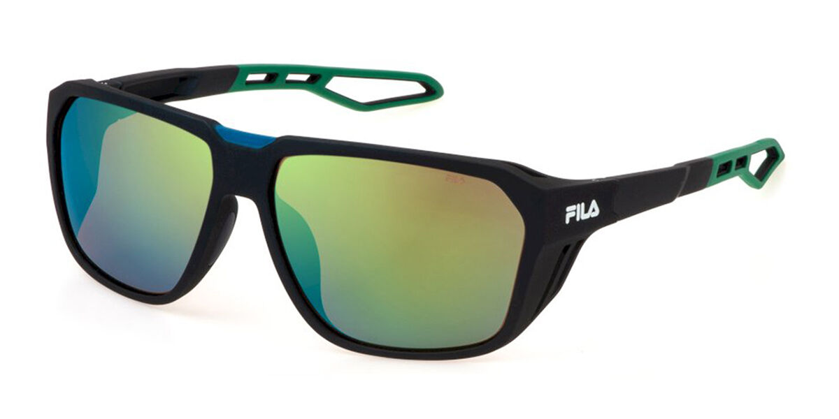 Image of Fila SFI722 7U4V 63 Lunettes De Soleil Homme Bleues FR