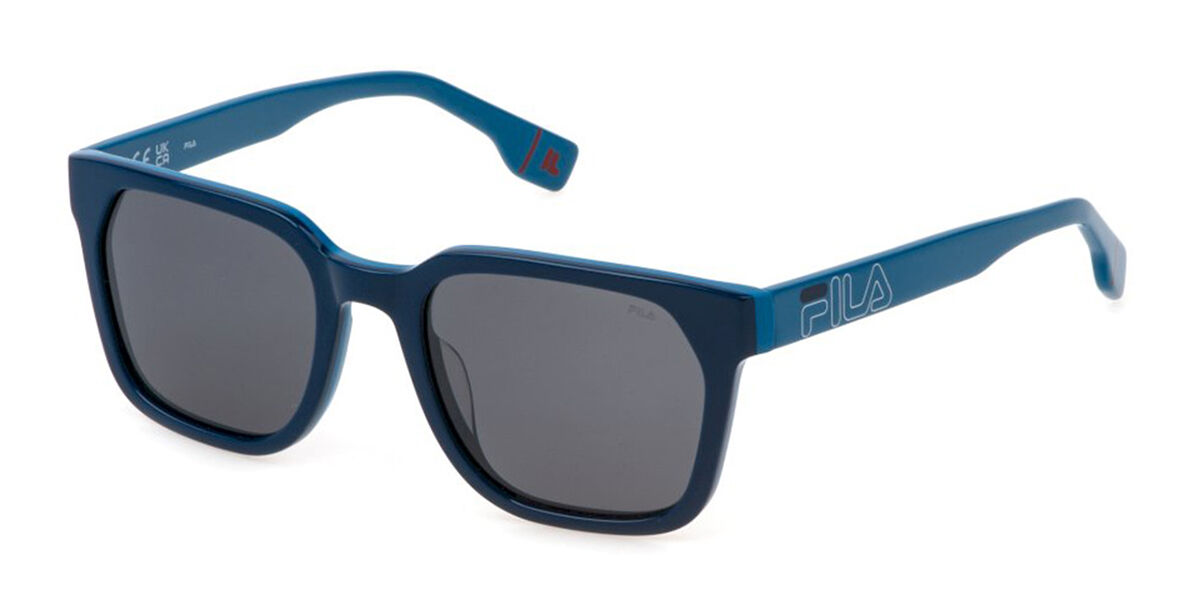 Image of Fila SFI730V Polarized L84P 53 Lunettes De Soleil Homme Bleues FR