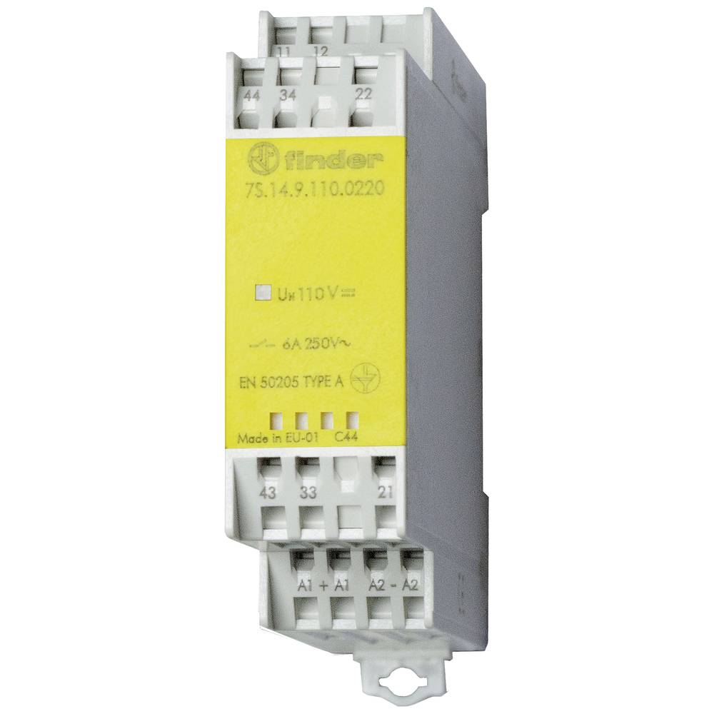 Image of Finder 7S1490244220 Relay Nominal voltage: 24 V DC Switching current (max): 3 A 1 pc(s)