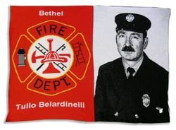 Image of Fire Department Personalized Photo Throw