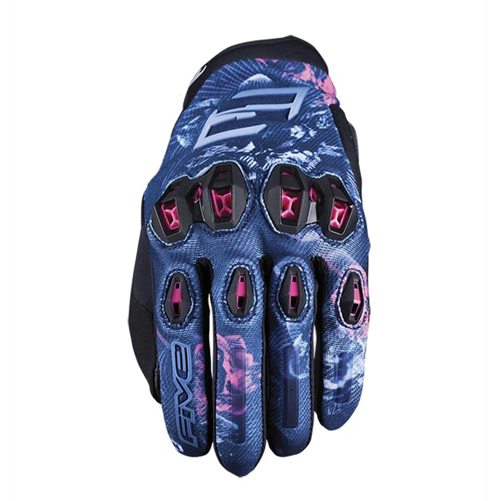 Image of Five Gloves Stunt Evo 2 Woman Flowers Talla S