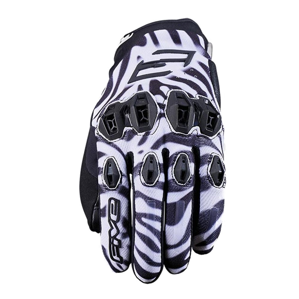Image of Five Gloves Stunt Evo 2 Woman Zebra Size XL EN