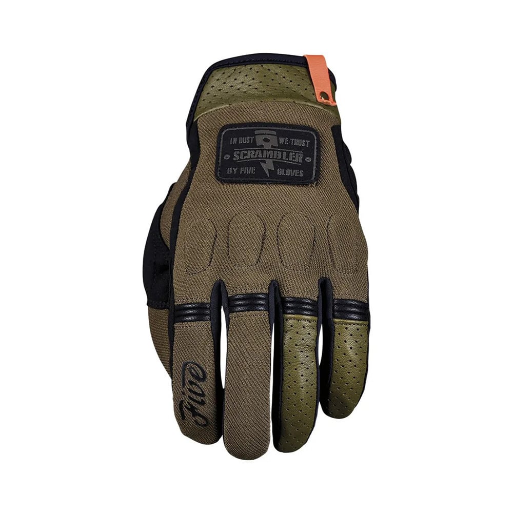 Image of Five Scrambler Gloves Green Black Size L ID 3841300116759