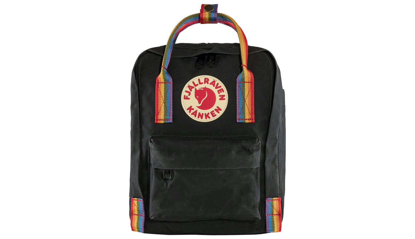 Image of Fjällräven Kånken Rainbow Mini (Kids) Black DE