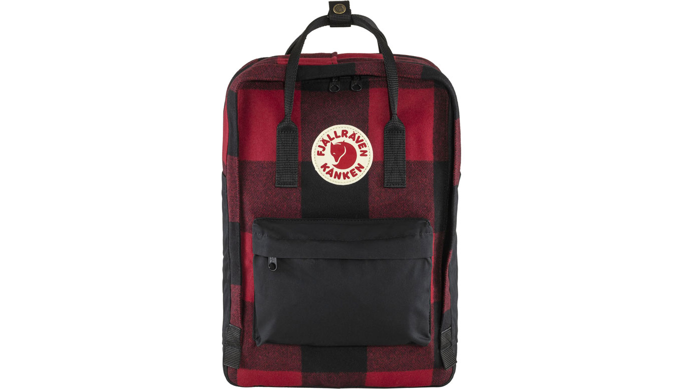 Image of Fjällräven Kånken Re-Wool Laptop 15" Red Black PL