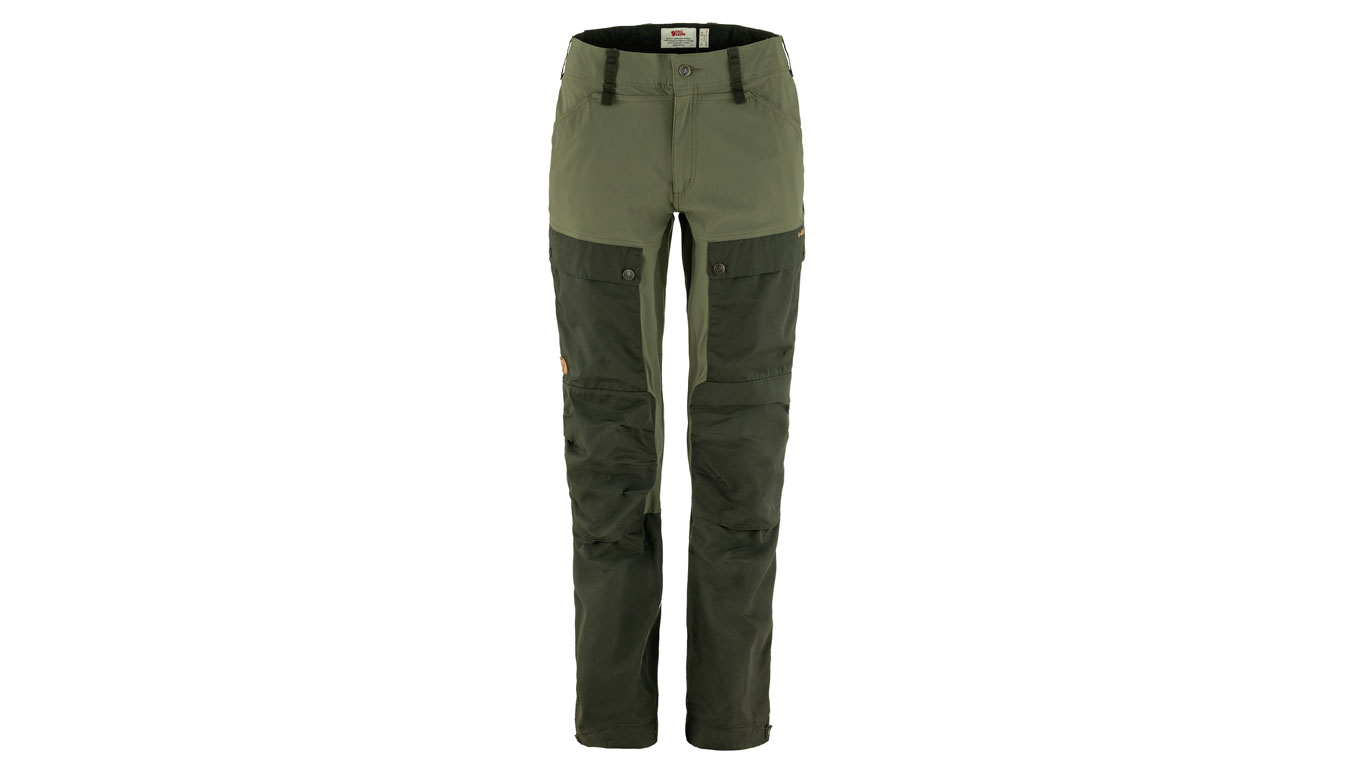 Image of Fjällräven Keb Trousers Curved W Reg Deep Forest IT