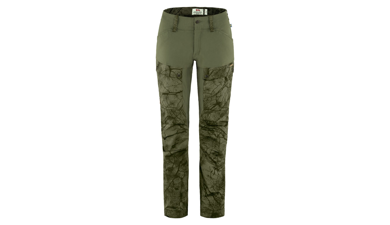 Image of Fjällräven Keb Trousers W reg Green Camo CZ