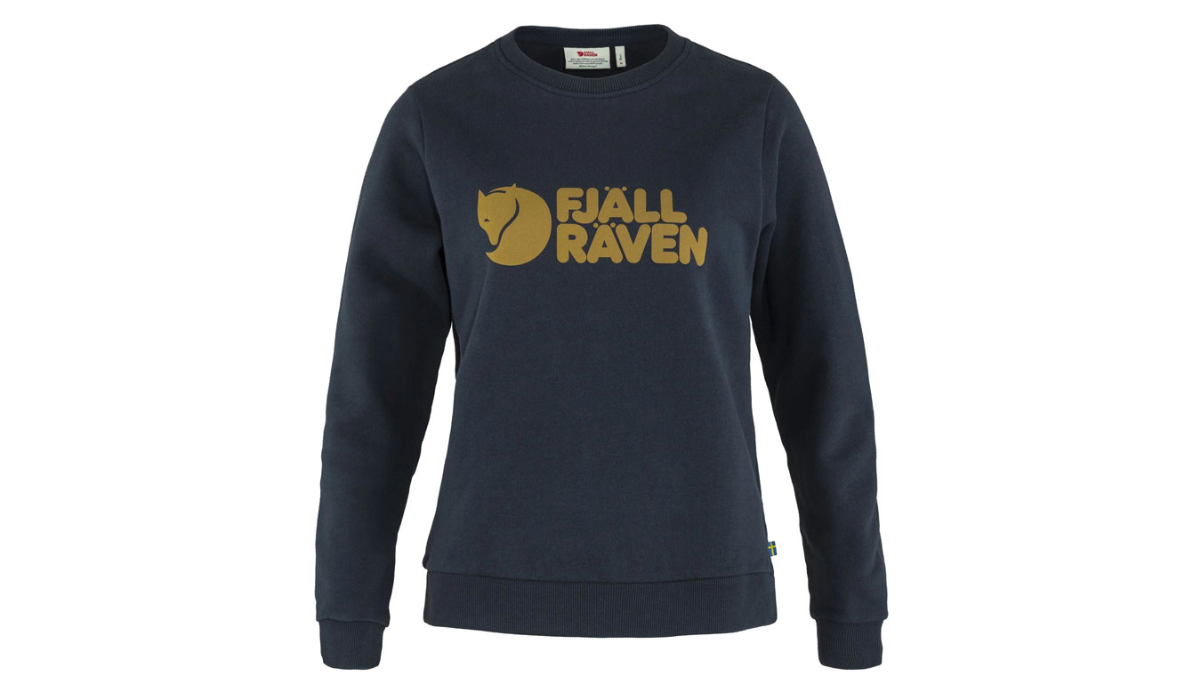 Image of Fjällräven Logo Sweater W Dark Navy IT