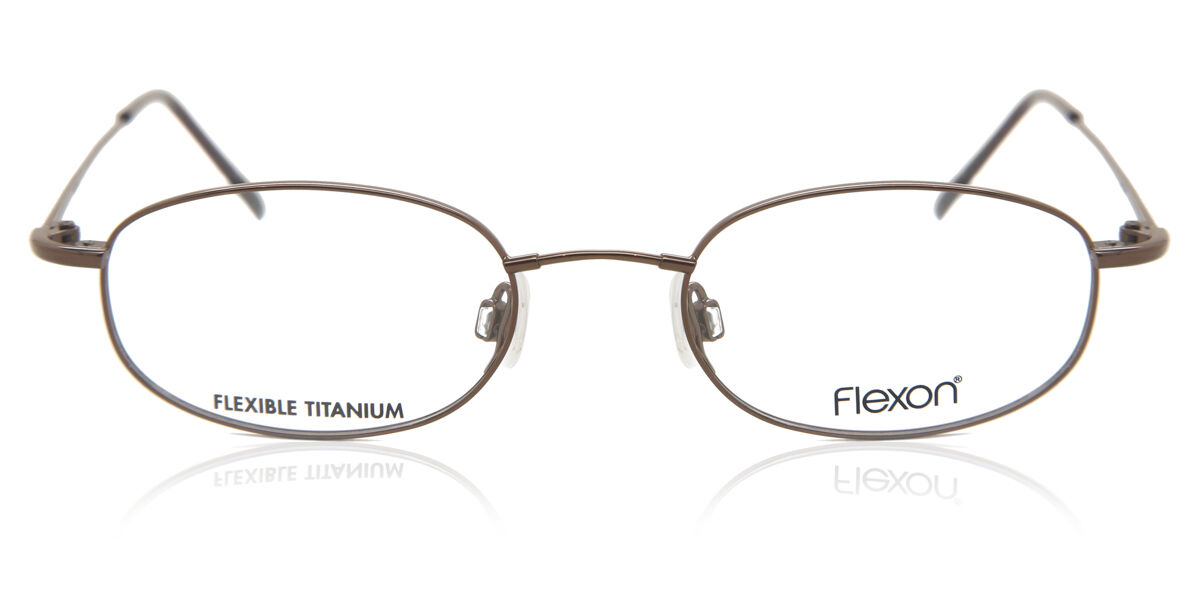 Image of Flexon FL 609 200 Óculos de Grau Marrons Masculino BRLPT
