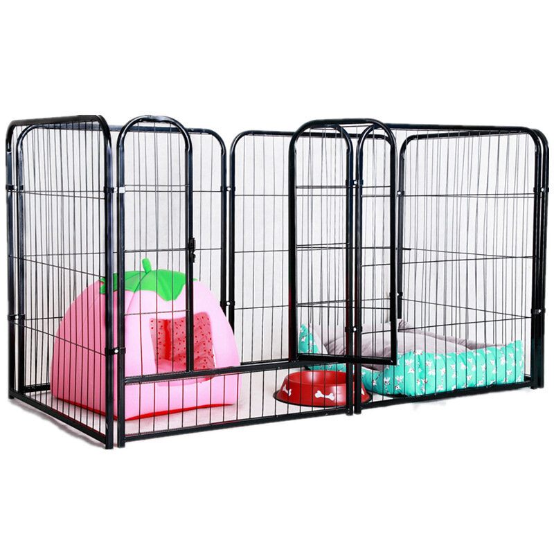 Image of Foldable Pet Dog Playpen Tent Crate Room Puppy Exercise Cat Cage Waterproof Outdoor Single Door Mesh Shade Cover Nest Ke