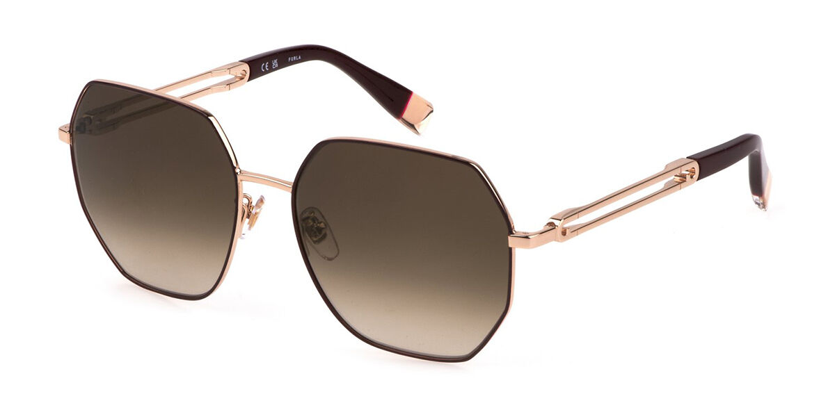 Image of Furla SFU689 0307 58 Lunettes De Soleil Femme Dorées FR