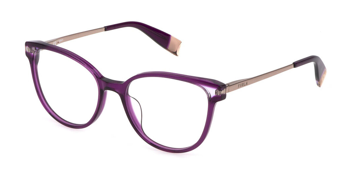 Image of Furla VFU580 0U55 Óculos de Grau Purple Feminino BRLPT