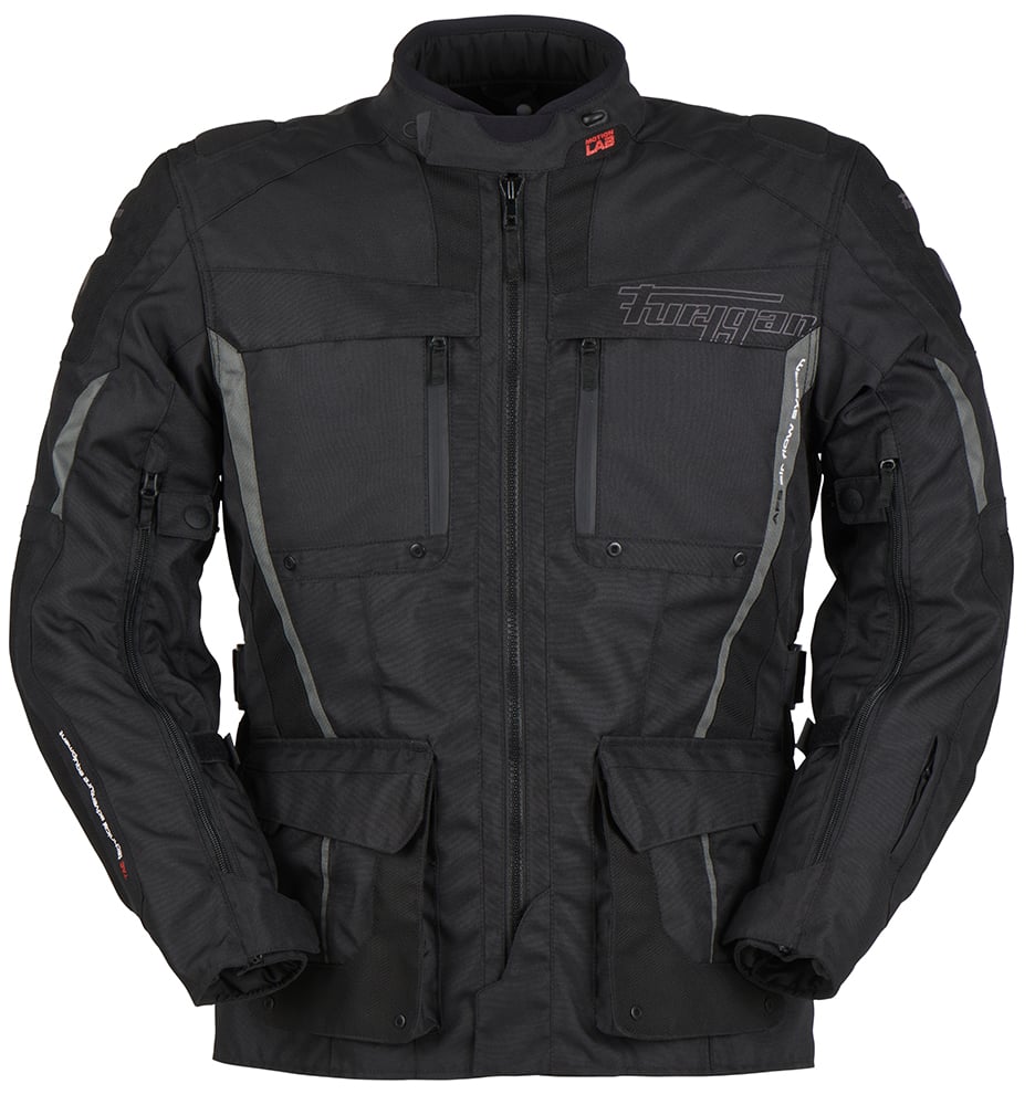 Image of Furygan Brevent 3En1 Jacket Black Gray Talla L