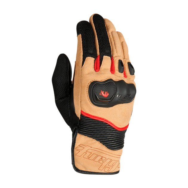 Image of Furygan Dust D3O Sand Black Red Talla L