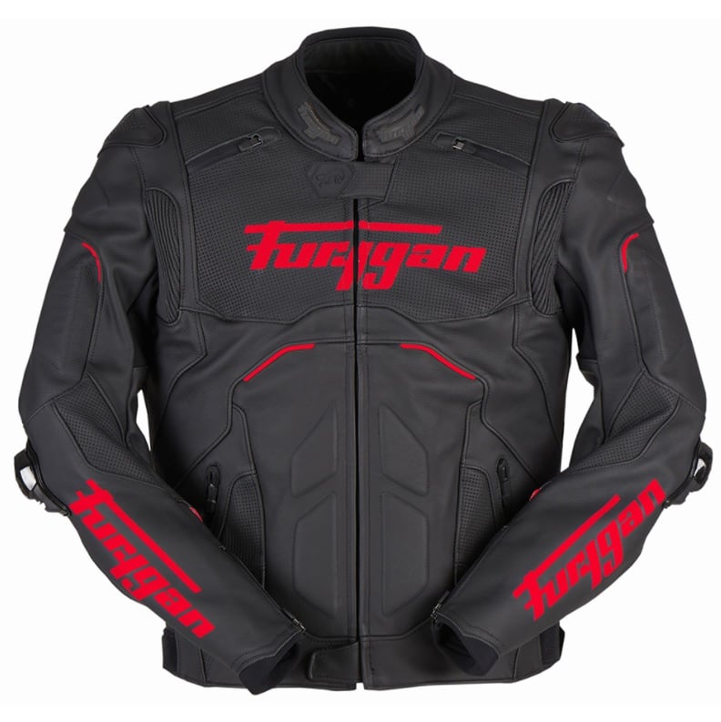 Image of Furygan Raptor Evo 2 Schwarz Rot Jacke Größe S