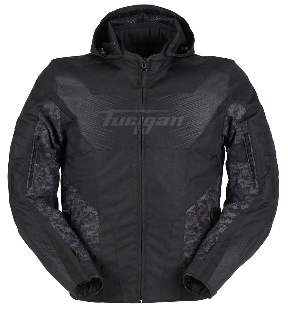 Image of Furygan Shard Jacket Black Pixel Size M EN