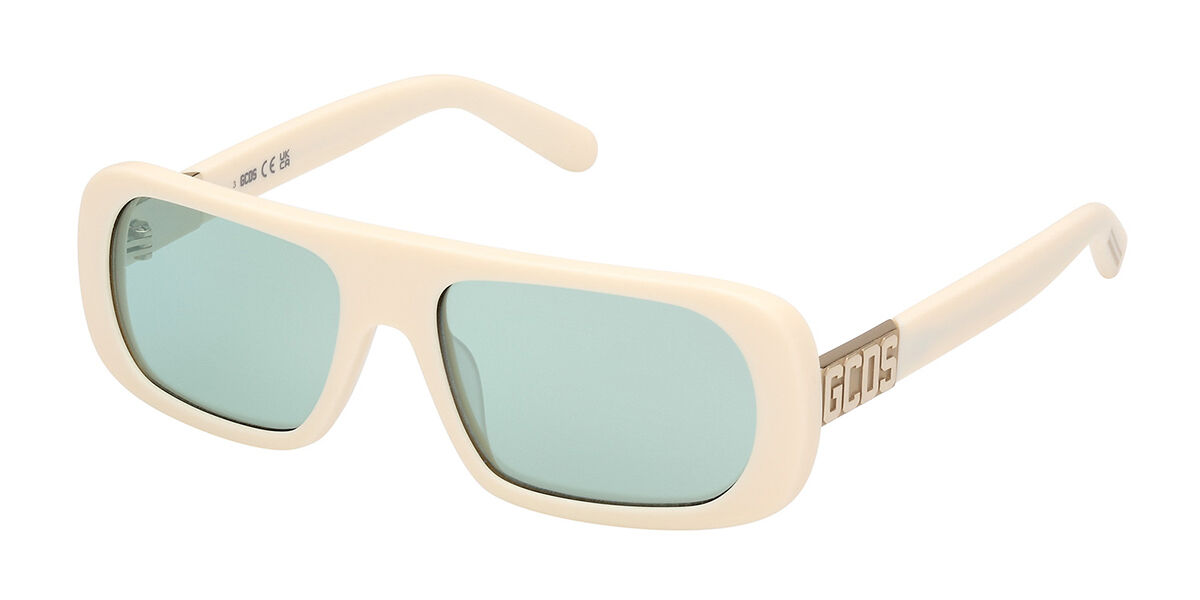 Image of GCDS GD0039 21Q 54 Lunettes De Soleil Homme Blanches FR