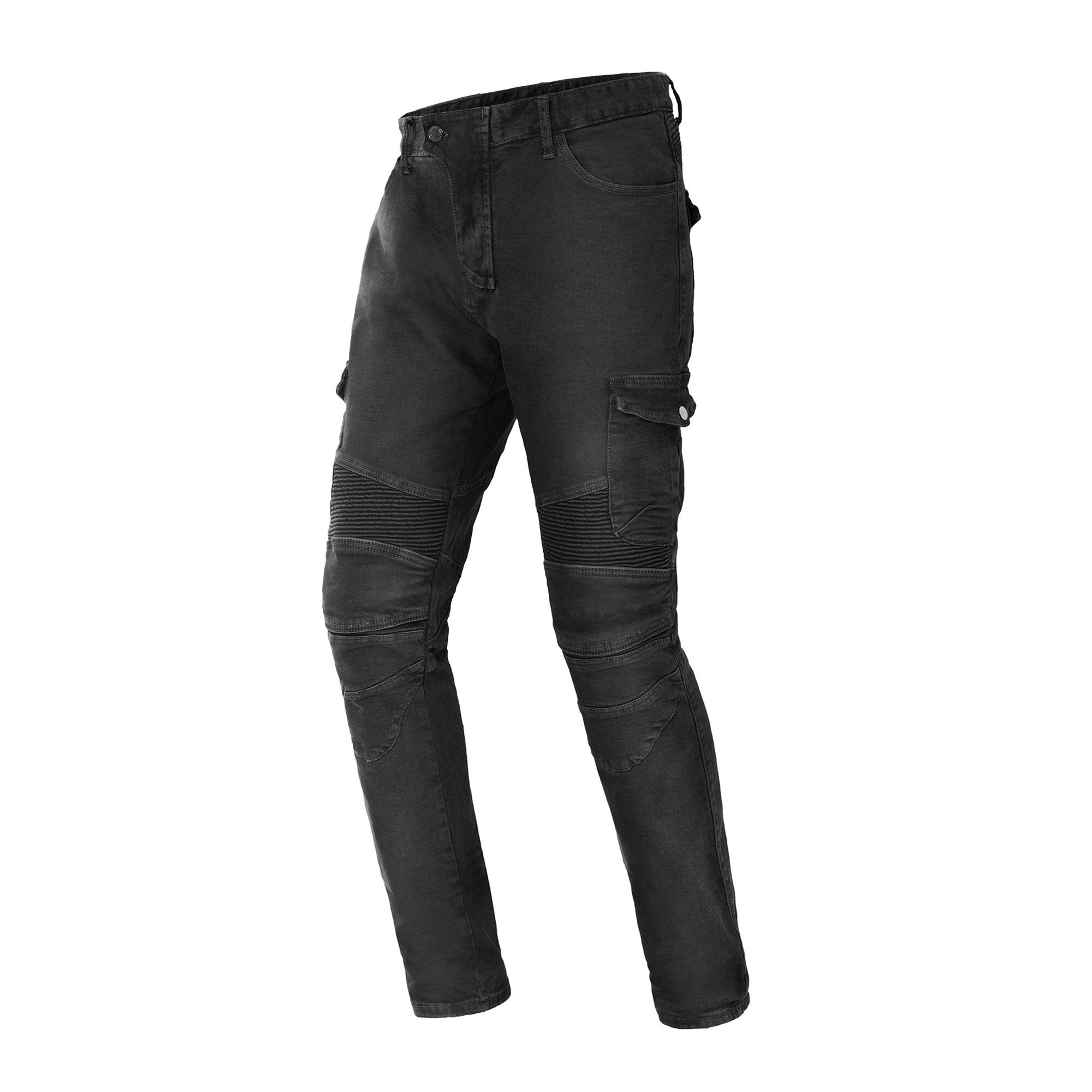 Image of GHOST RACING Motorcycle Pants Men Jeans Protective Gear Riding Trousers With Hip Protection+Knee Pads