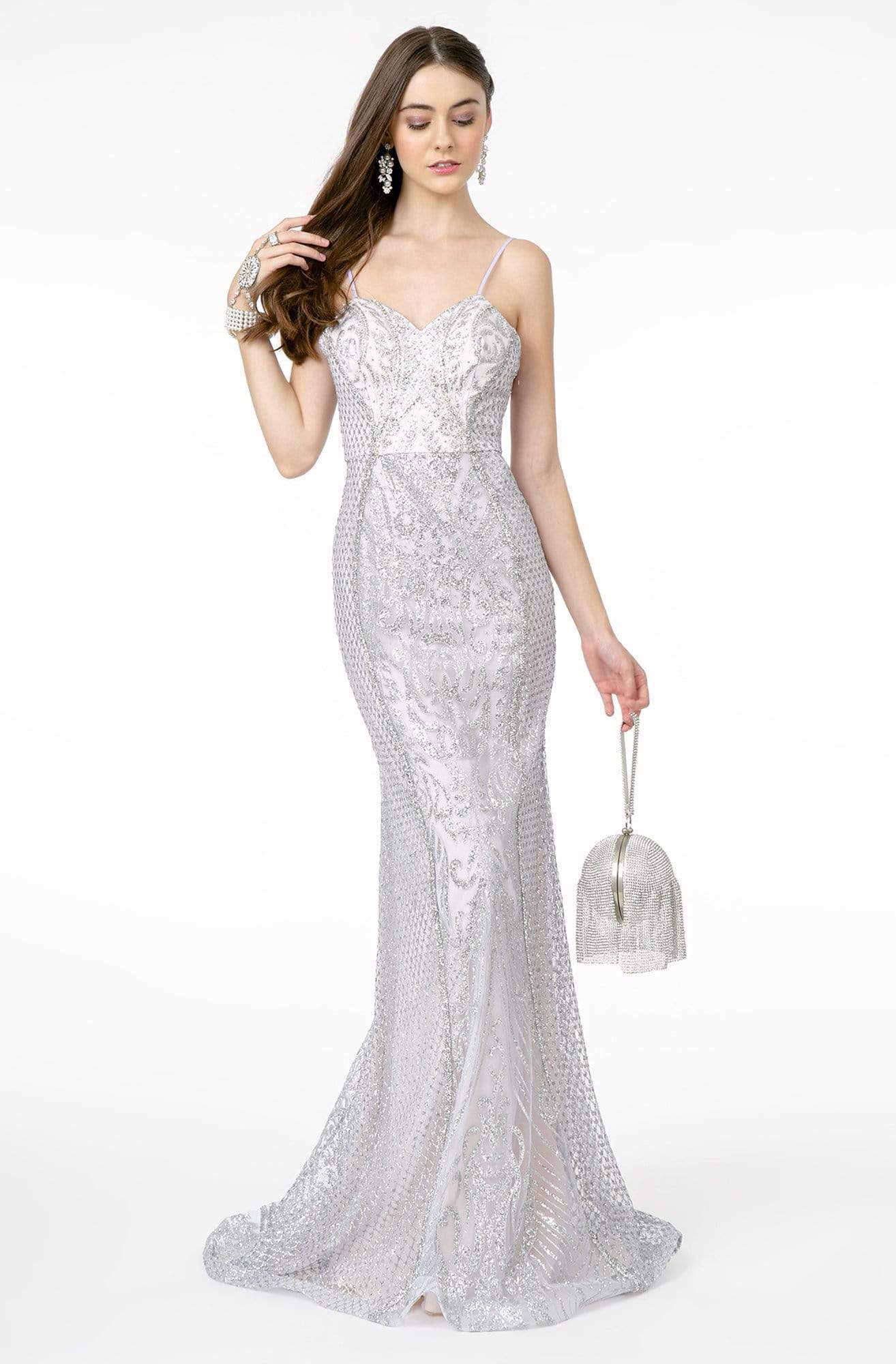 Image of GLS by Gloria - GL2936 Bedazzled Sweetheart Trumpet Dress