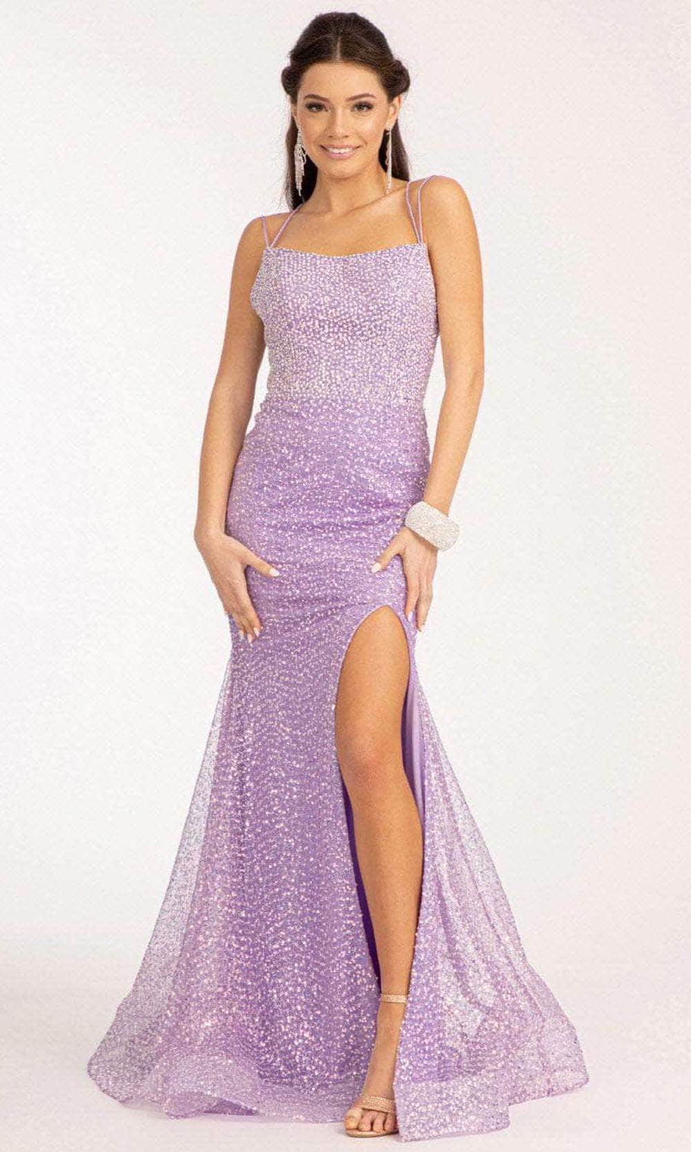 Image of GLS by Gloria GL3052 - Dual Straps Embellished Evening Gown