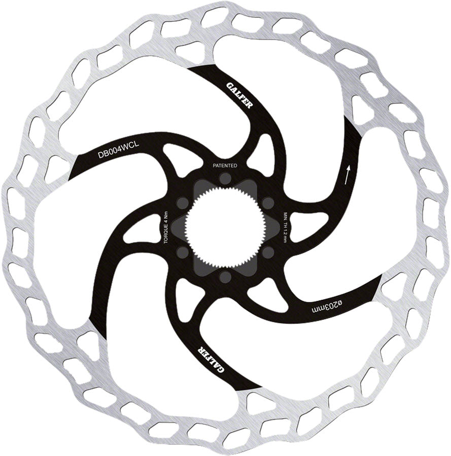 Image of Galfer MTB Disc Brake Rotor - 203mm Centerlock 18mm