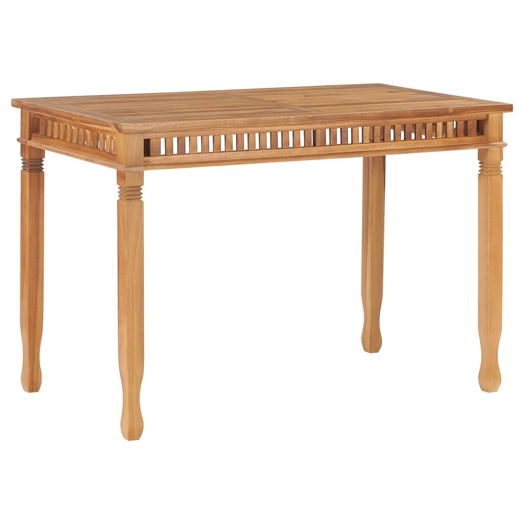 Image of Garden Dining Table 472"x256"x315" Solid Teak Wood