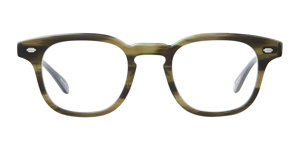 Image of Garrett Leight SHERWOOD DGFR 44 Zielone Męskie Okulary Korekcyjne PL