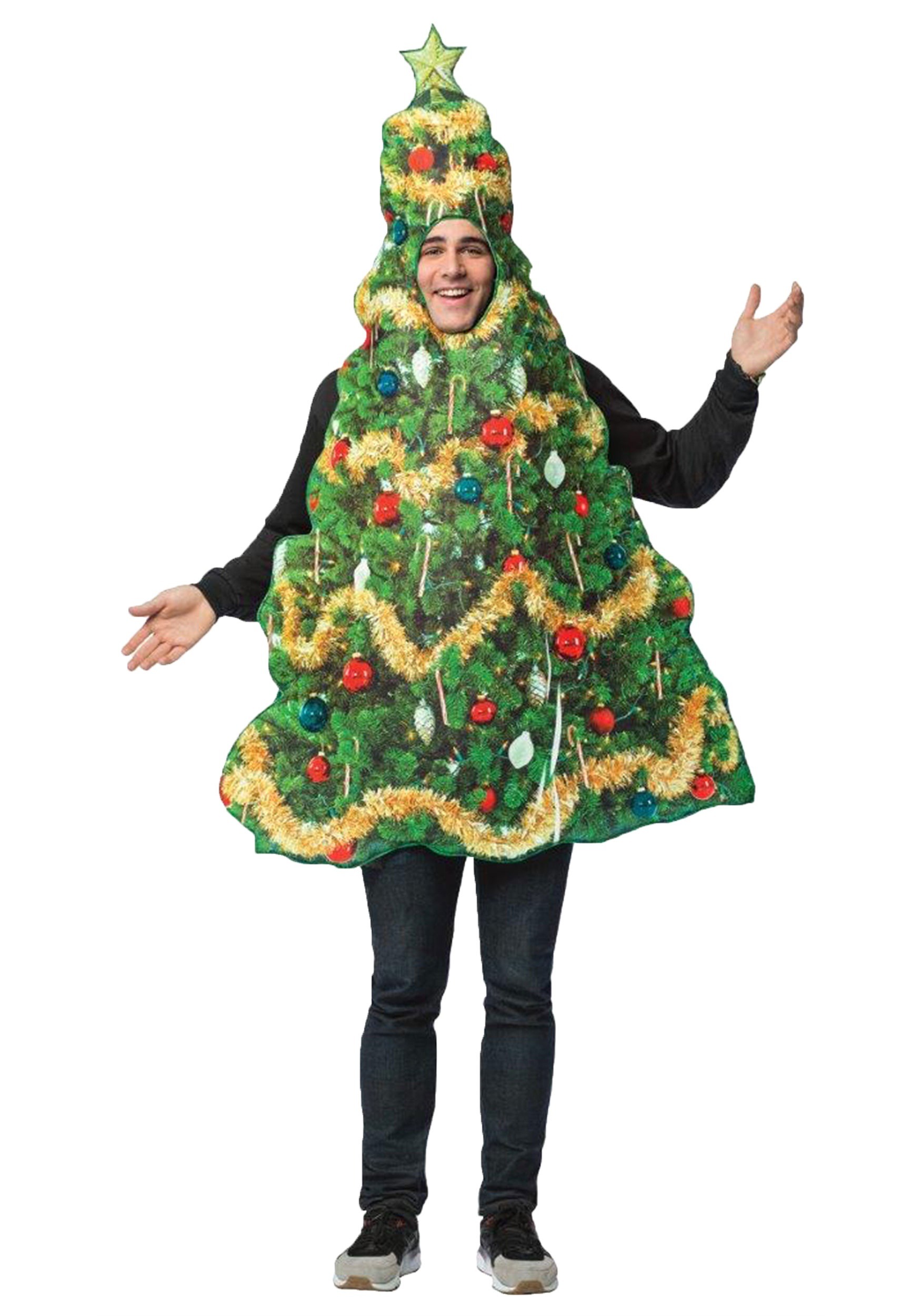 Image of Get Real Christmas Tree Adult Costume ID RA753-ST